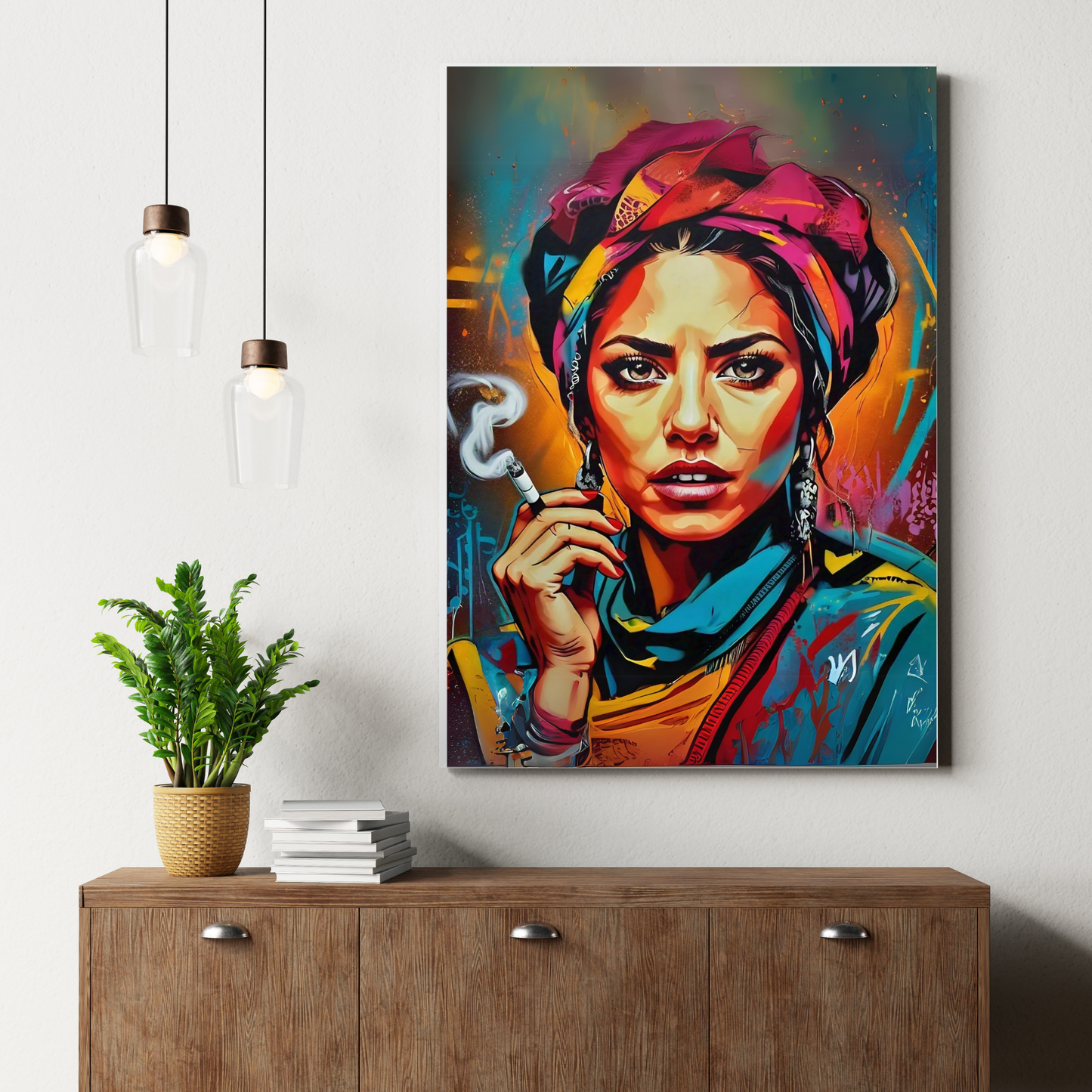 Unstoppable Woman - Abstract Female Portrait Art
