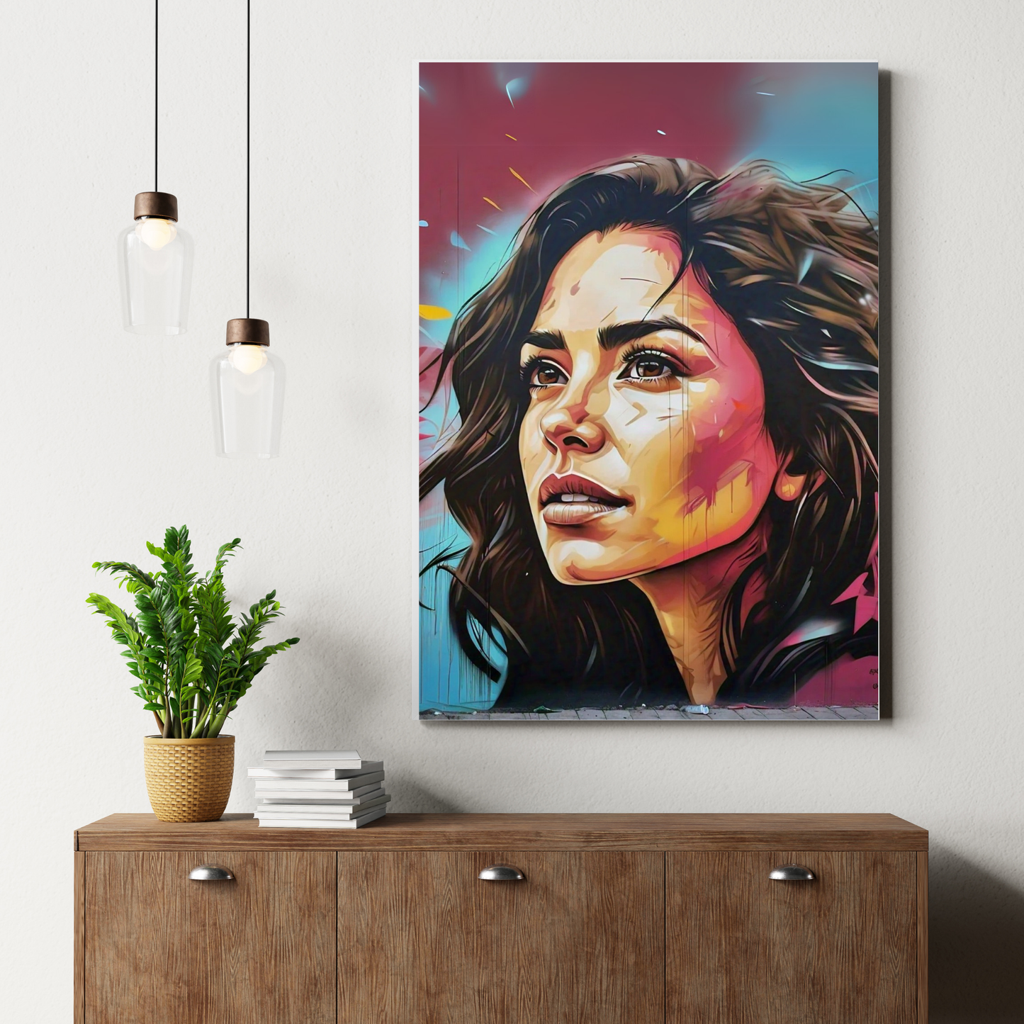 Expressive Eyes - Woman Portrait Painting