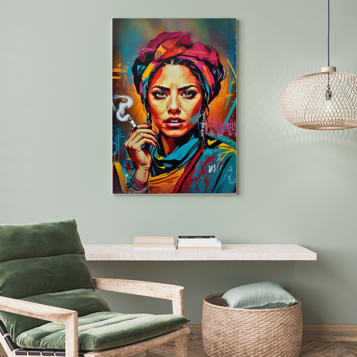 Unstoppable Woman - Abstract Female Portrait Art