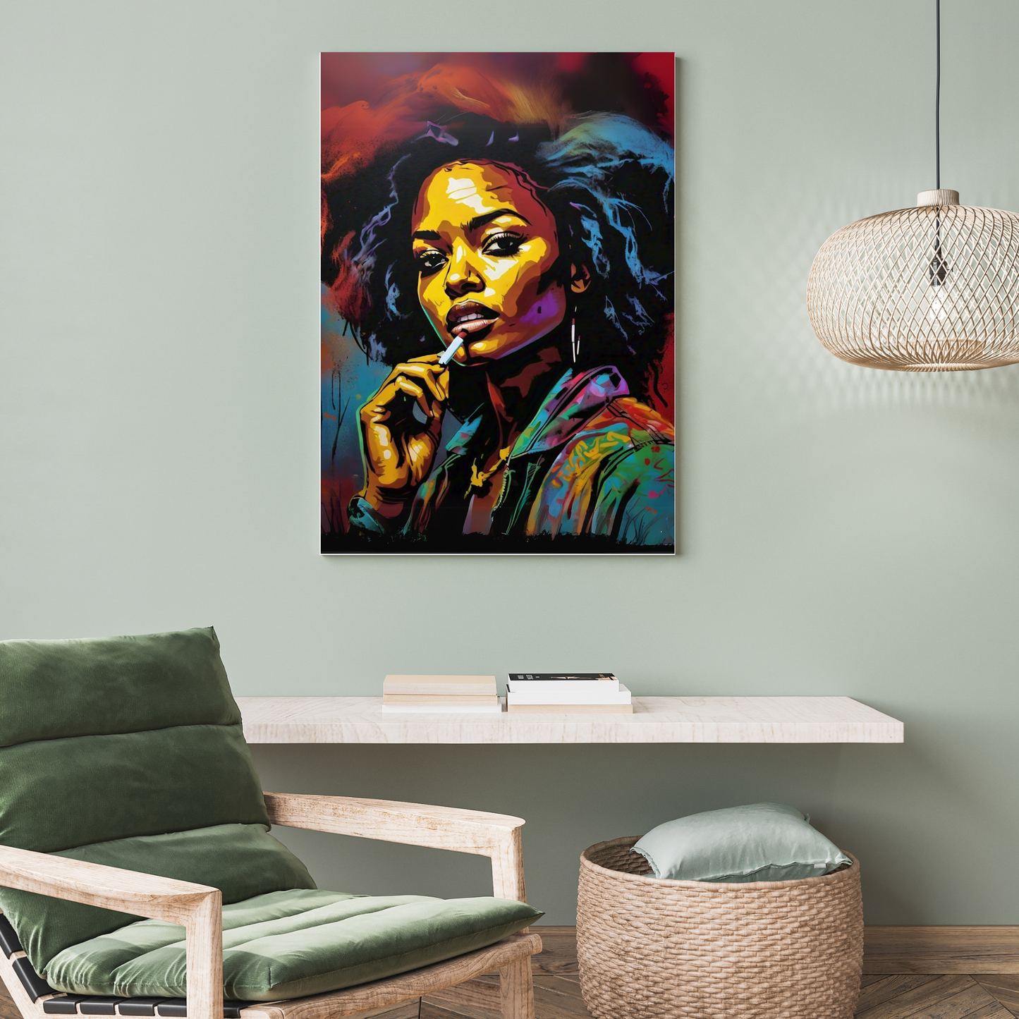 The Queen's Gaze - Regal Woman Portrait Painting