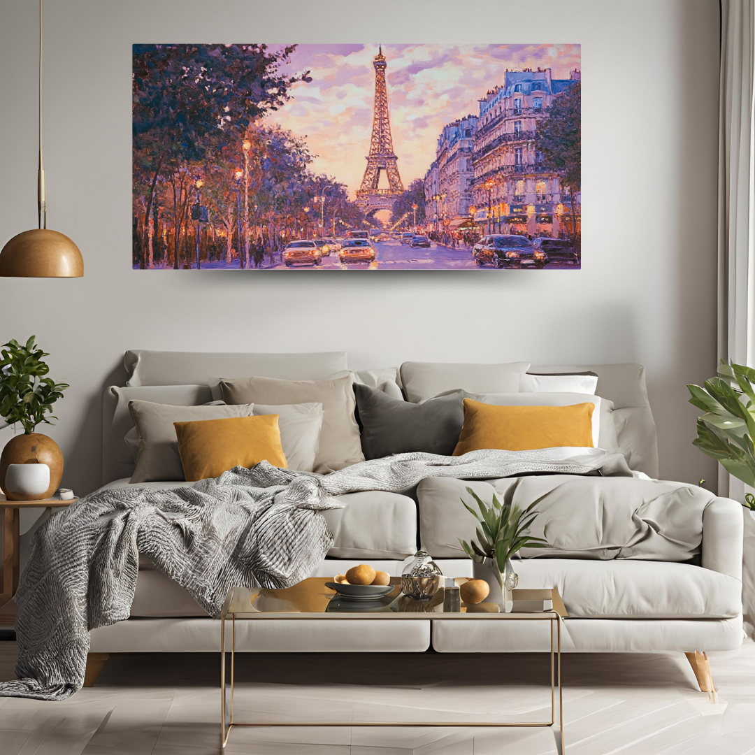 Parisian Dreams: Soft colors, Eiffel Tower, and Paris Street - Cityscapes