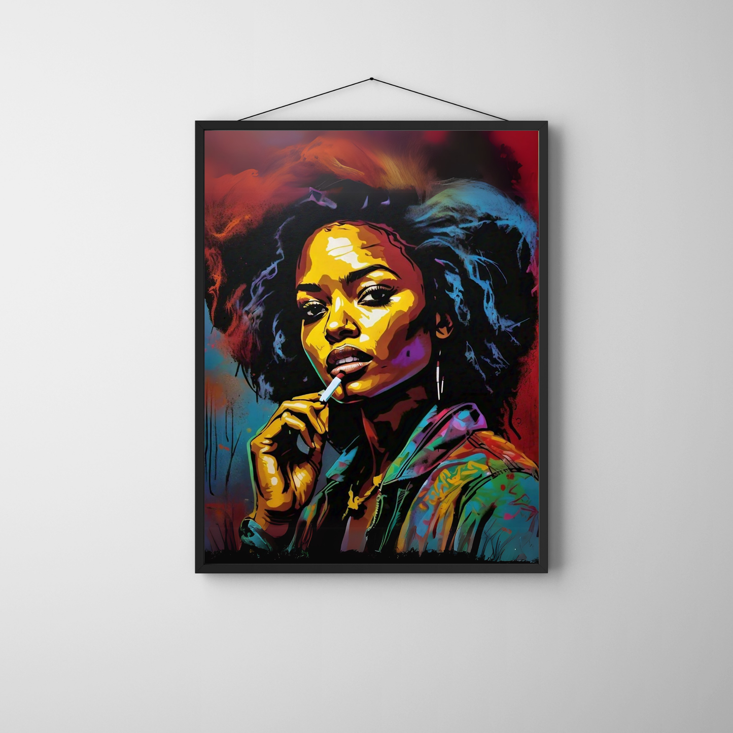 The Queen's Gaze - Regal Woman Portrait Painting