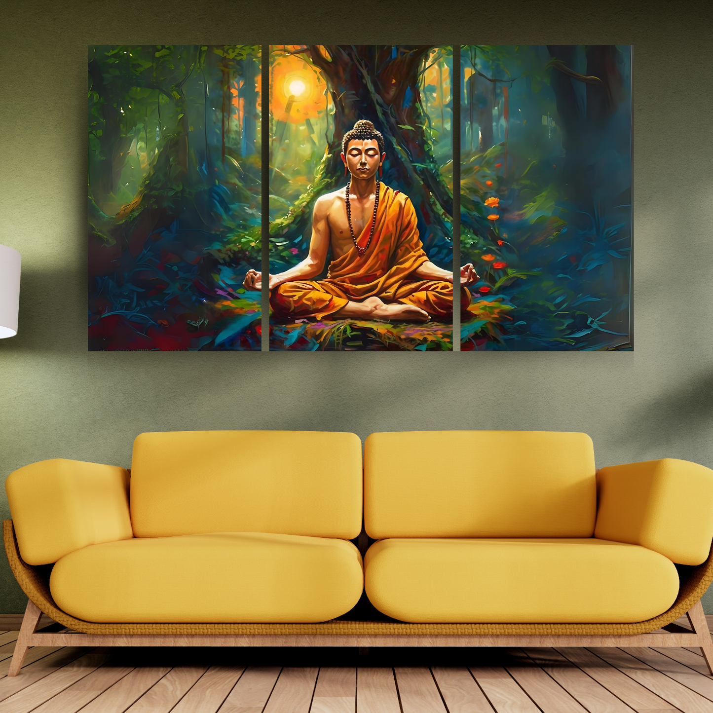 Buddha Meditation in Forest - Good health - Vastu
