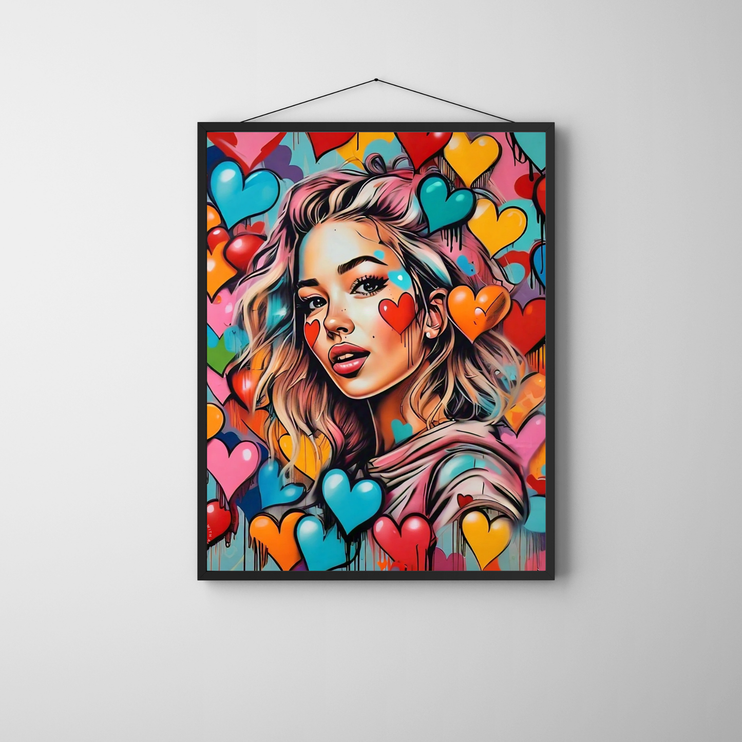City Chic - Stylish Female Portrait Painting