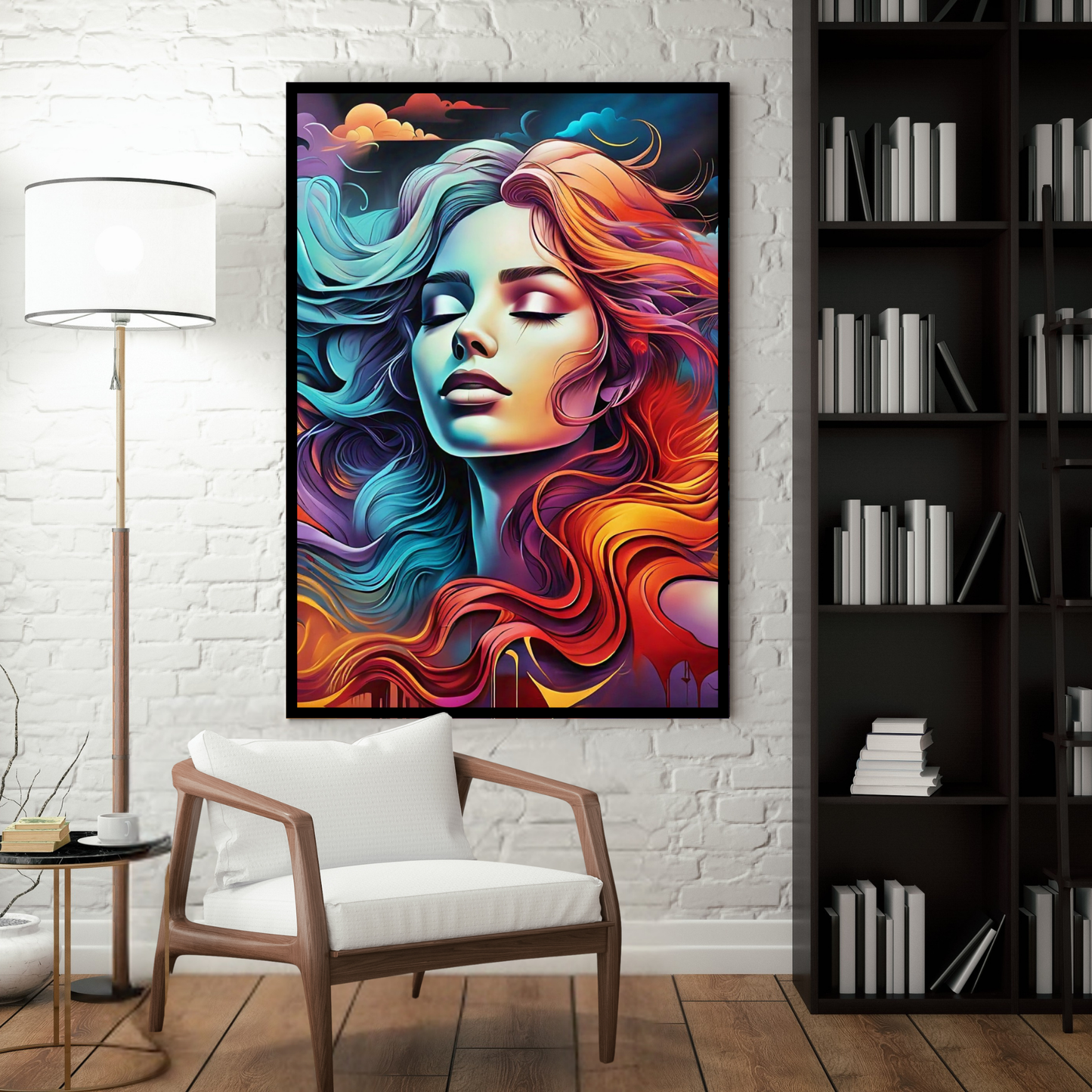 Colors of the Soul - Abstract Female Portrait Painting