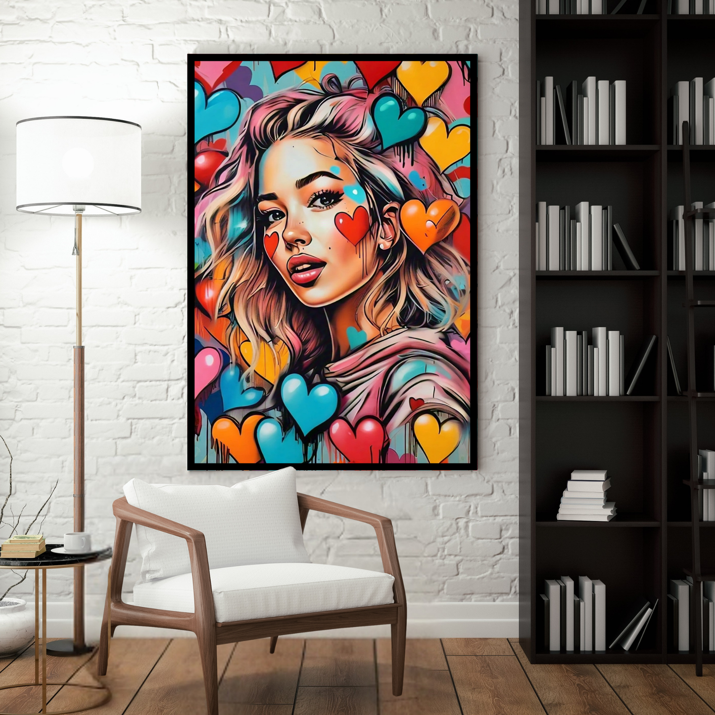 City Chic - Stylish Female Portrait Painting