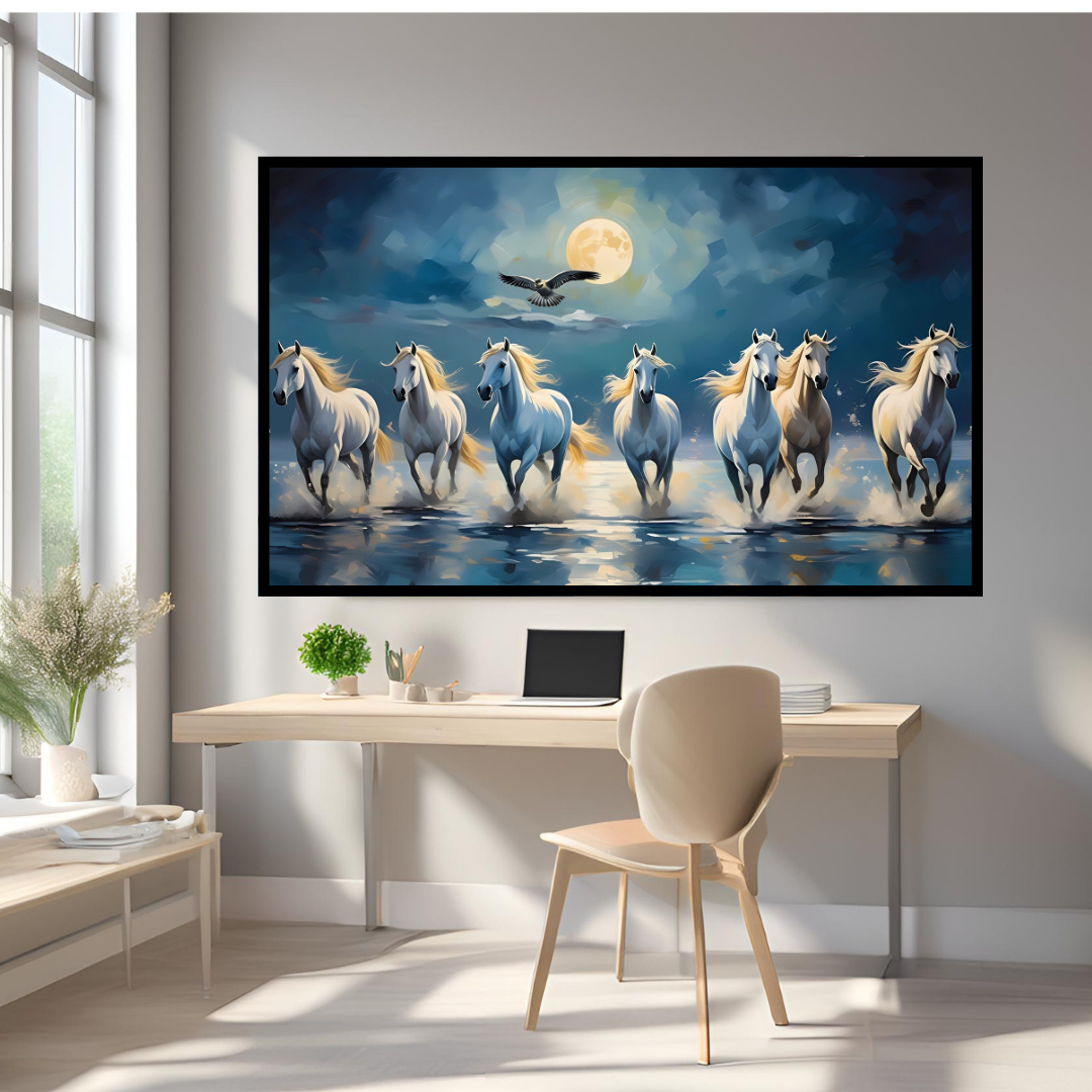 Oceanic Odyssey: Seven Horses Journey - Vastu Shastra