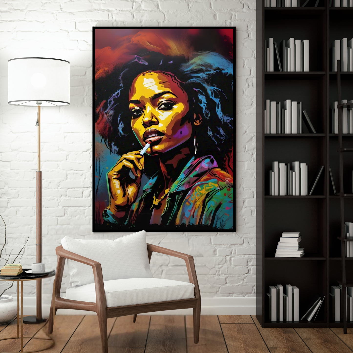 The Queen's Gaze - Regal Woman Portrait Painting