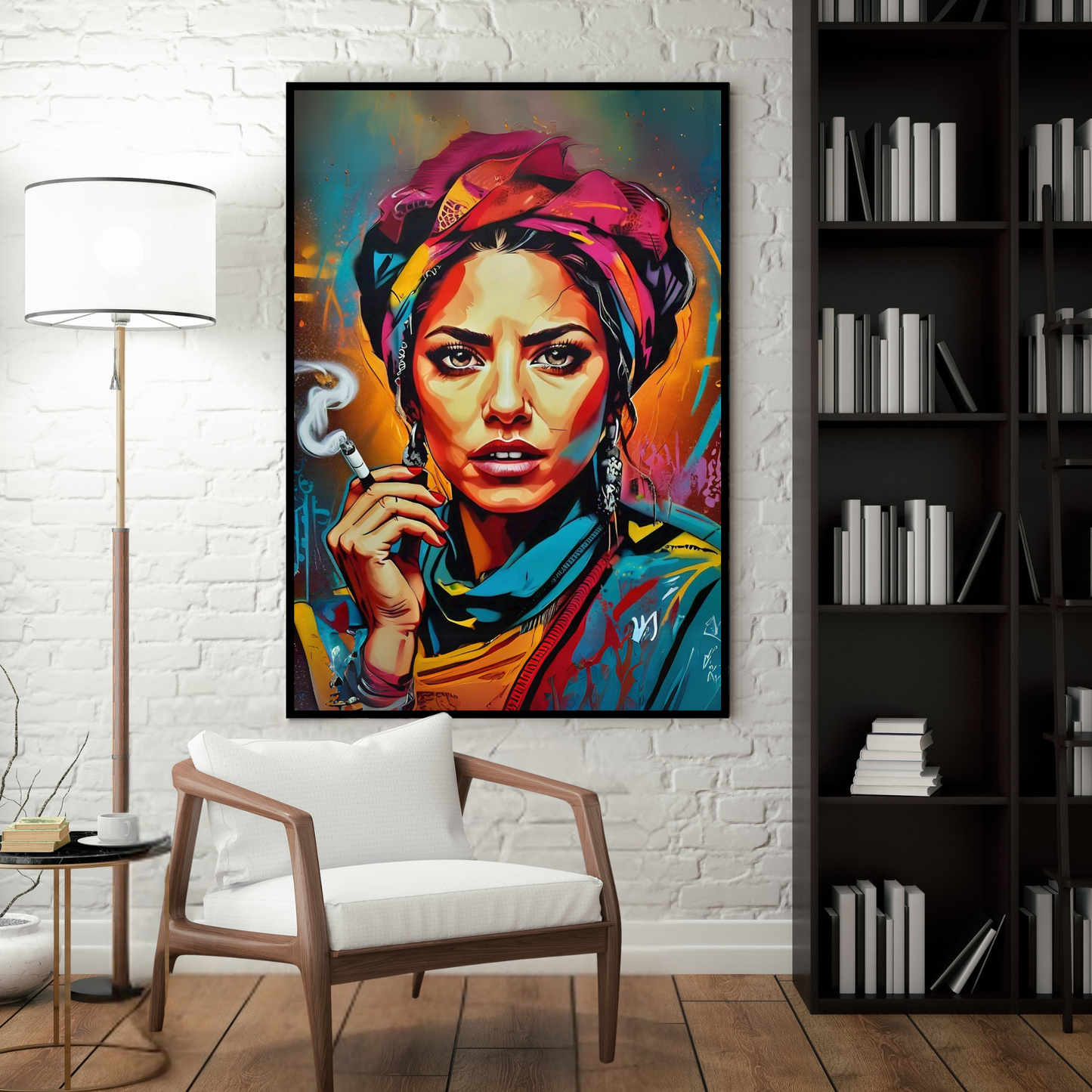 Unstoppable Woman - Abstract Female Portrait Art