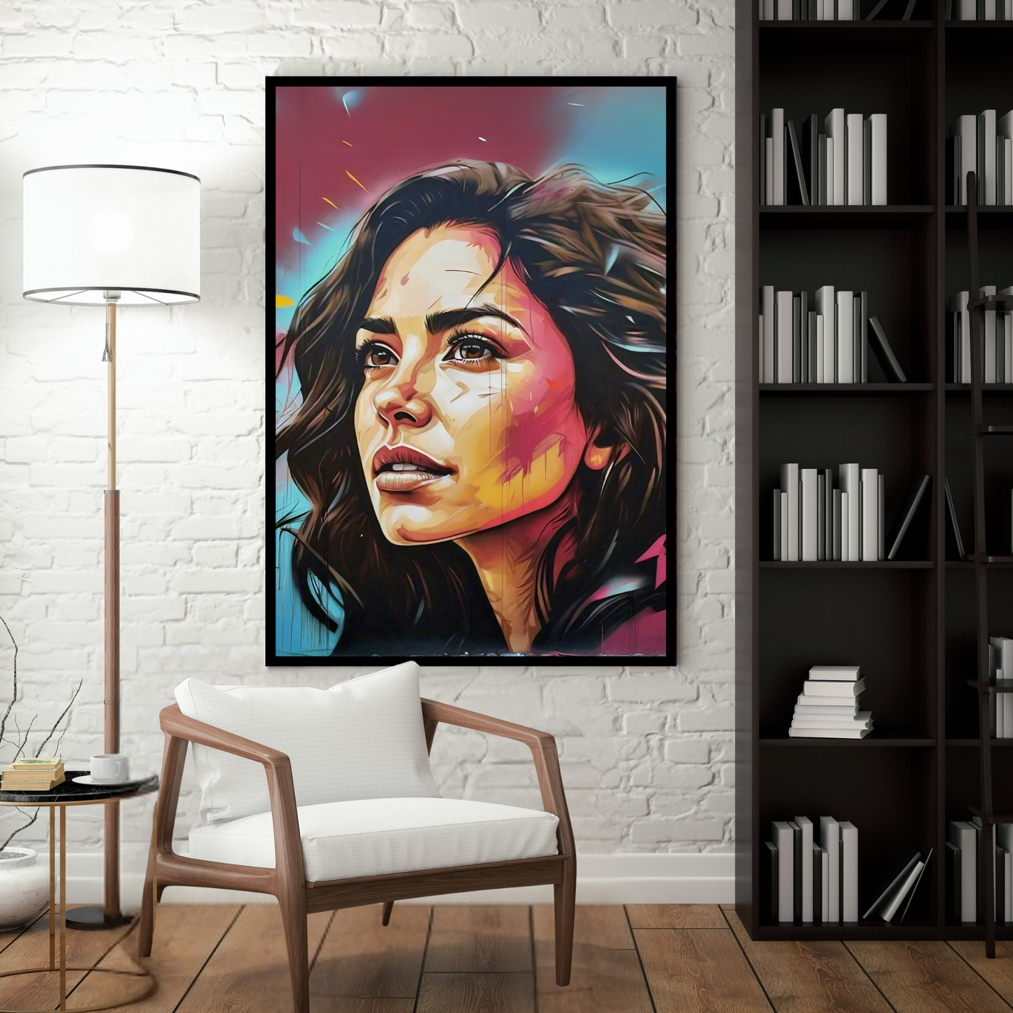 Expressive Eyes - Woman Portrait Painting