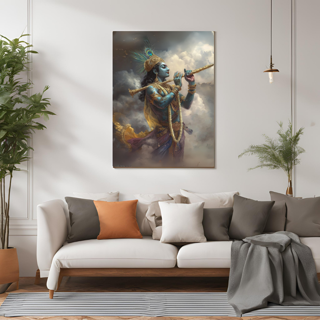 Krishna: The Infinite Ocean of Divine Love - Deity Art