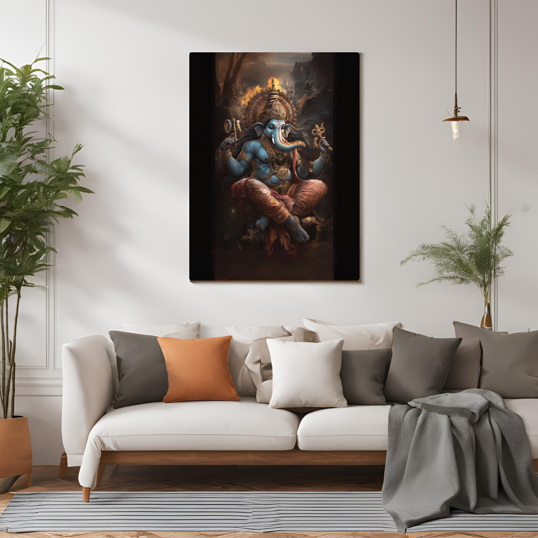 Ganesha: The Guardian of Wisdom - Deity Art