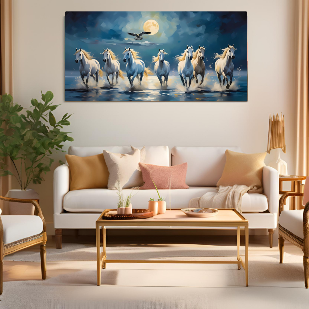 Oceanic Odyssey: Seven Horses Journey - Vastu Shastra