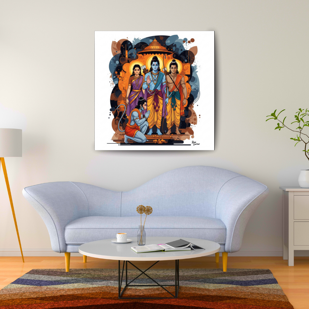 Ram Darbar | Ayodhya's Divine Council | Diety Art