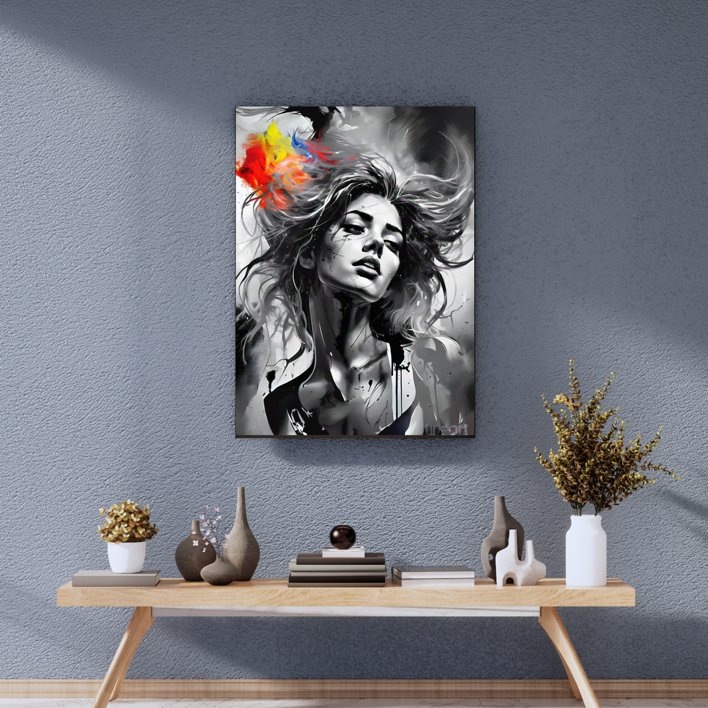 Kaleidoscope of Colors - Woman Portrait Art
