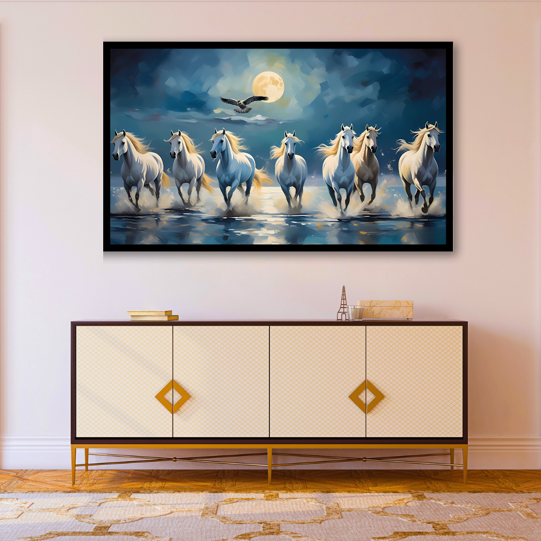 Oceanic Odyssey: Seven Horses Journey - Vastu Shastra
