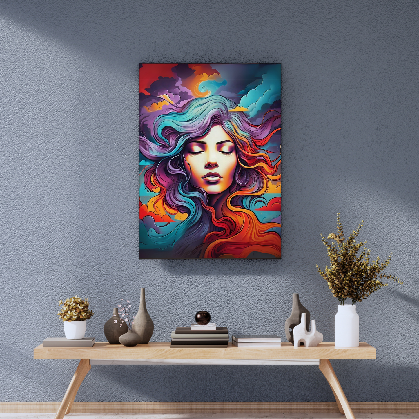 Brushstrokes of Beauty - Woman Portrait Art