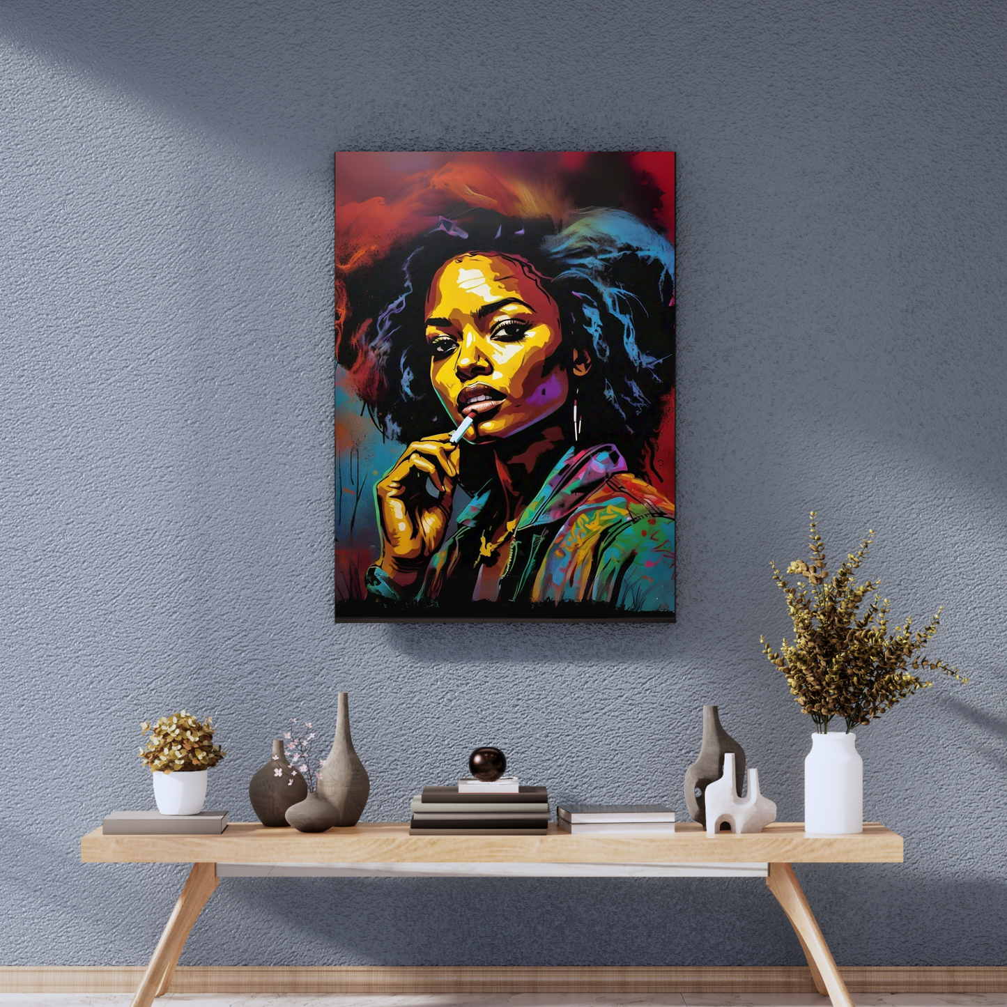 The Queen's Gaze - Regal Woman Portrait Painting