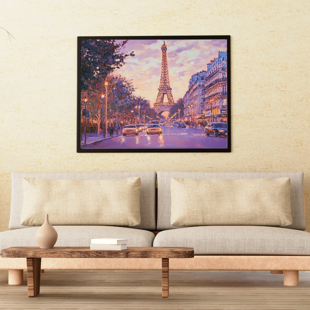 Parisian Dreams: Soft colors, Eiffel Tower, and Paris Street - Cityscapes