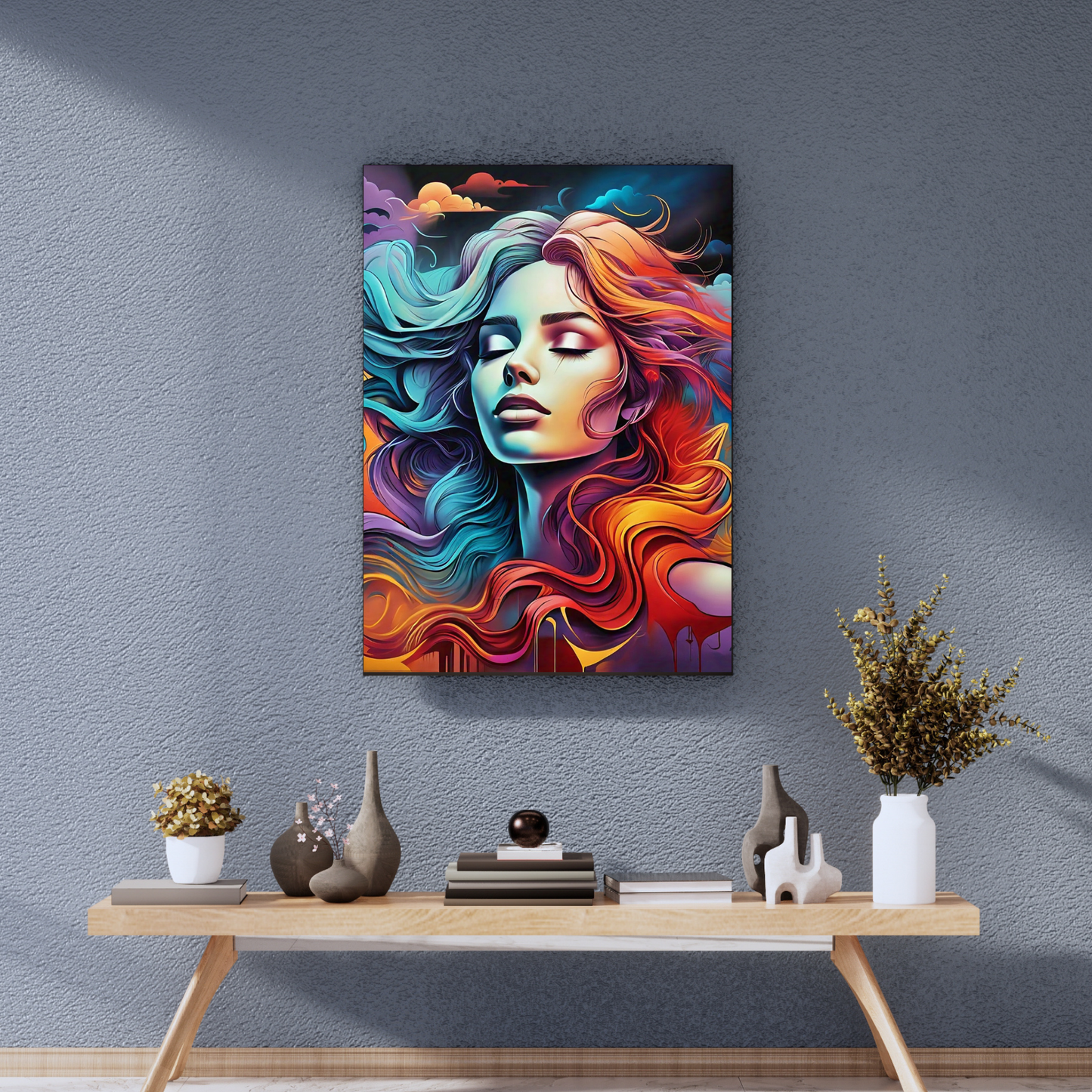 Colors of the Soul - Abstract Female Portrait Painting
