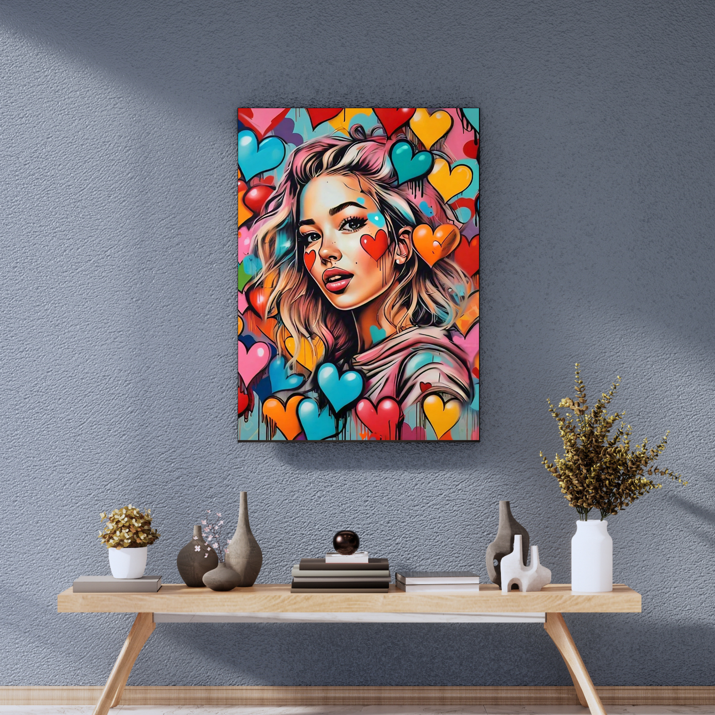 City Chic - Stylish Female Portrait Painting