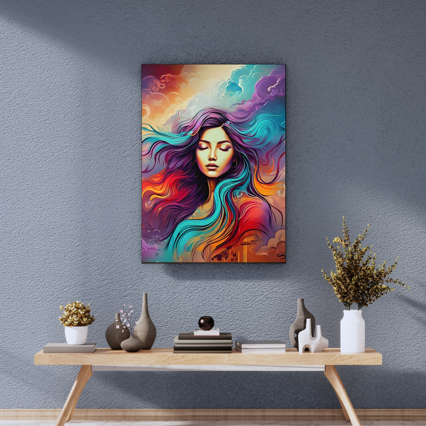 Her Majesty - Elegant Woman Portrait Art