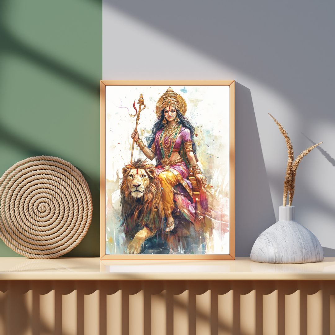 Durga: The Unconquerable Warrior Goddess - Deity Art