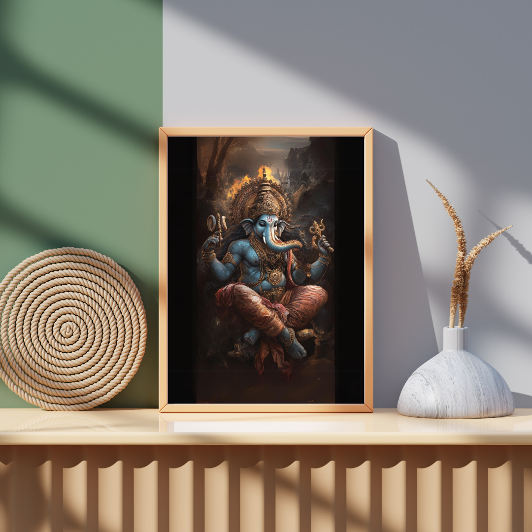 Ganesha: The Guardian of Wisdom - Deity Art
