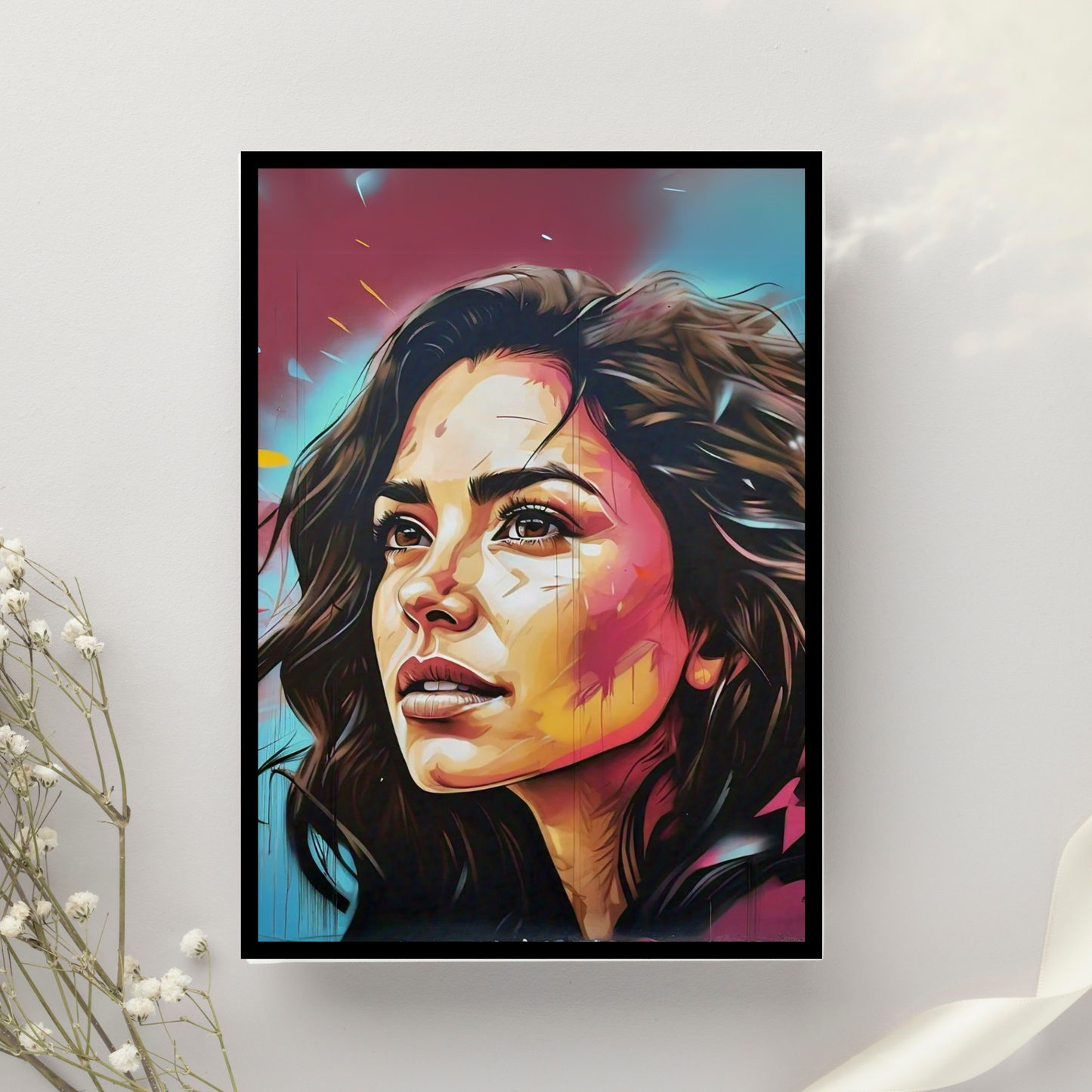 Expressive Eyes - Woman Portrait Painting