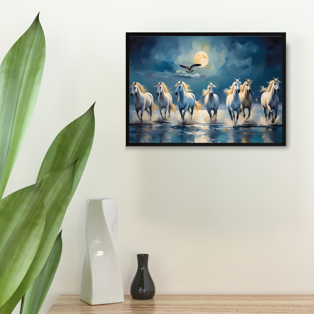Oceanic Odyssey: Seven Horses Journey - Vastu Shastra
