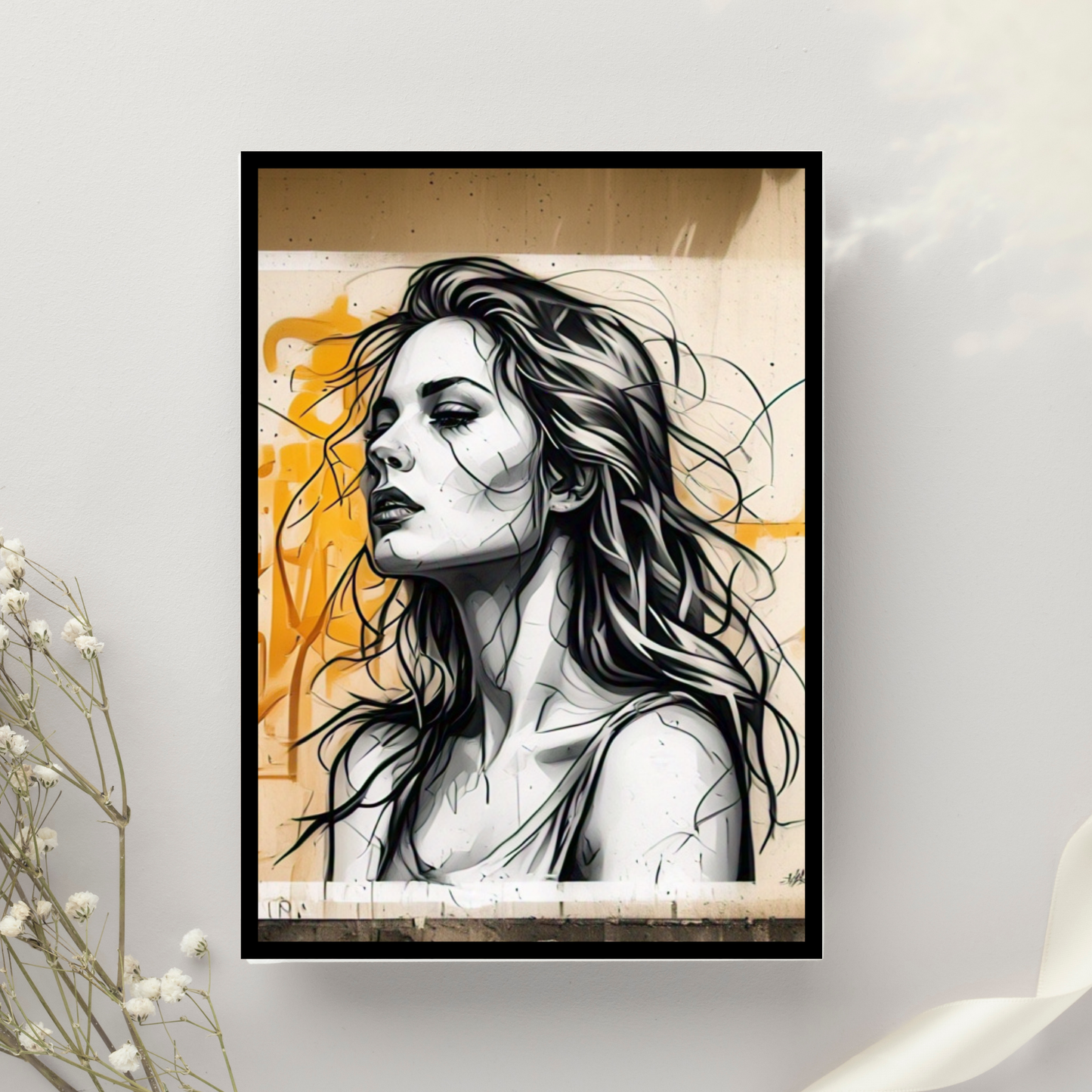 Electric Dreams - Colorful Female Portrait Painting