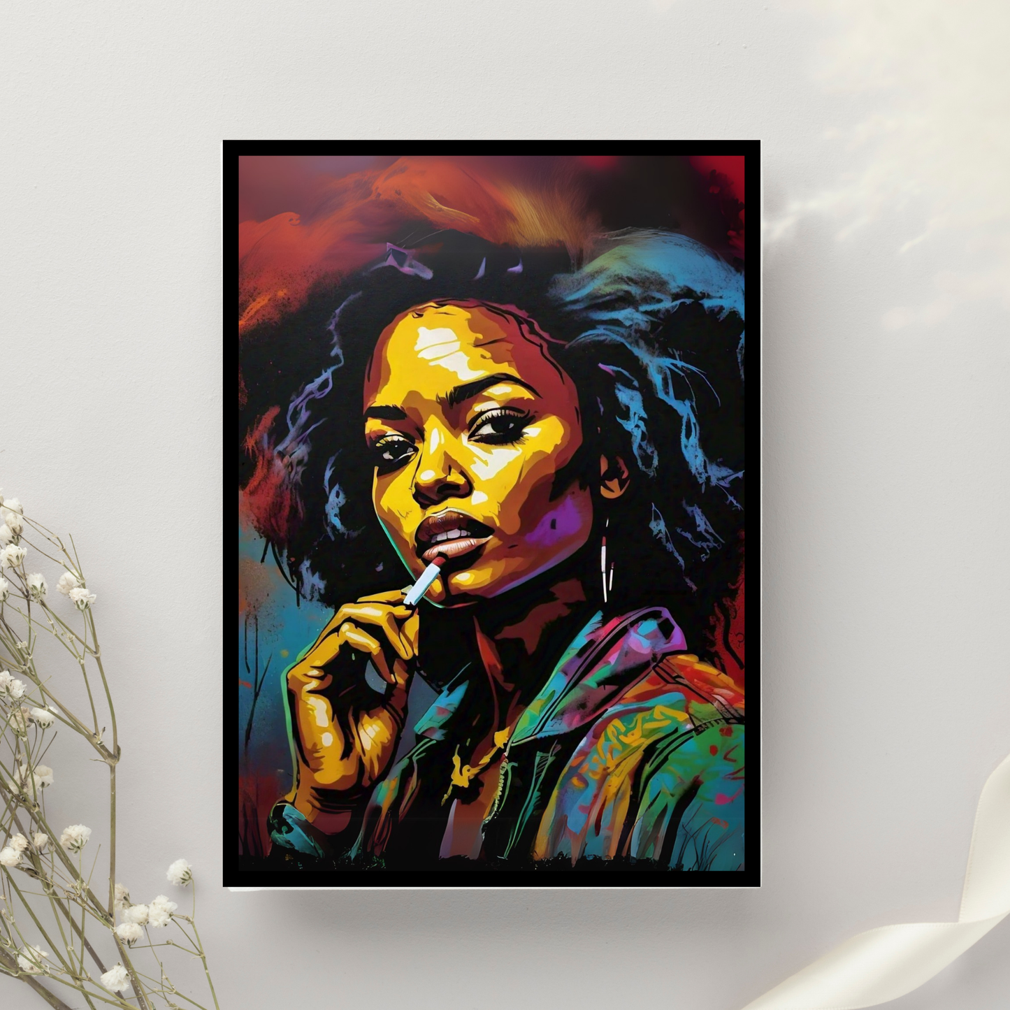 The Queen's Gaze - Regal Woman Portrait Painting