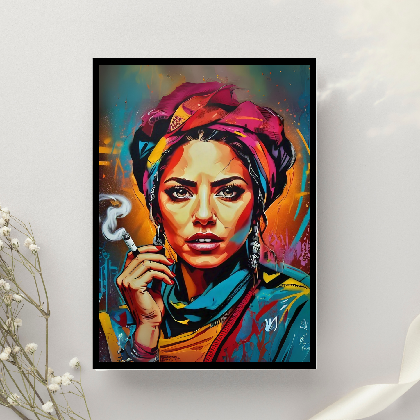 Unstoppable Woman - Abstract Female Portrait Art