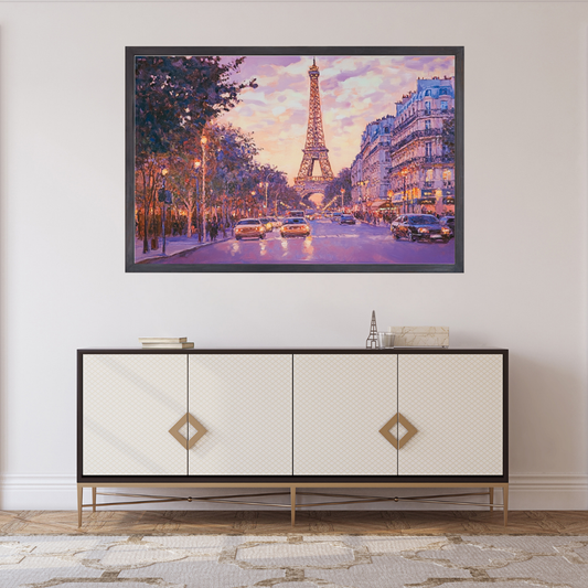 Parisian Dreams: Soft colors, Eiffel Tower, and Paris Street - Cityscapes