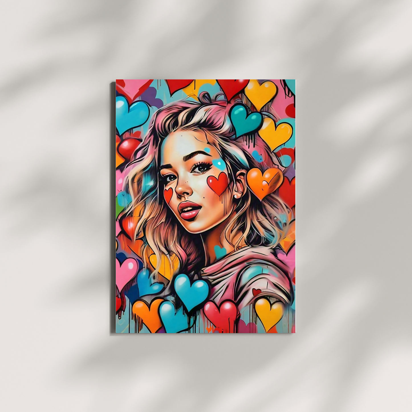 City Chic - Stylish Female Portrait Painting