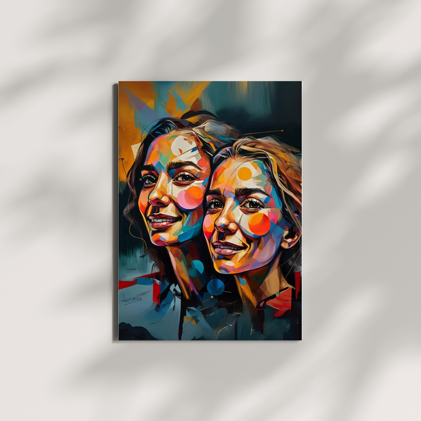 Phoenix Rising - Face Portrait Art, Symbolizing Transformation and Renewal