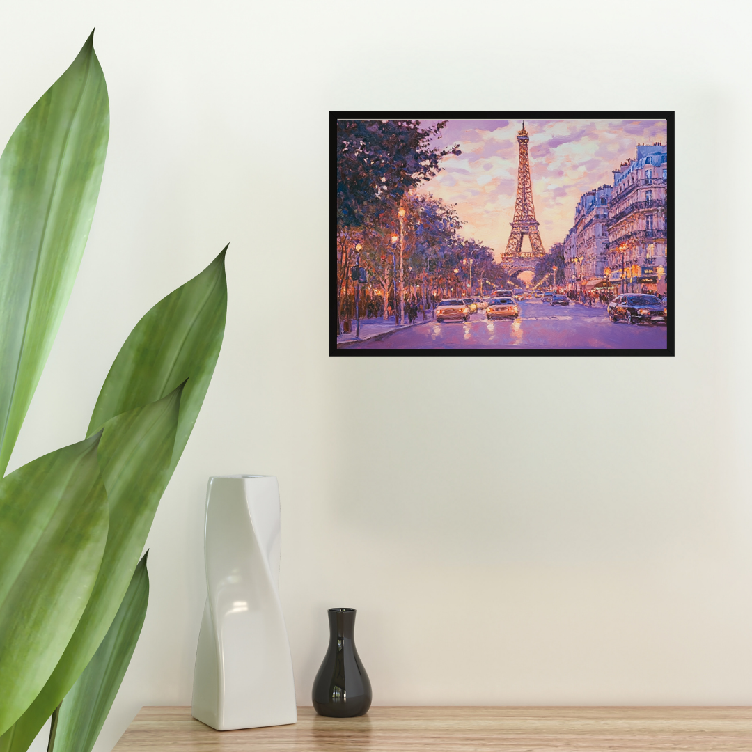 Parisian Dreams: Soft colors, Eiffel Tower, and Paris Street - Cityscapes