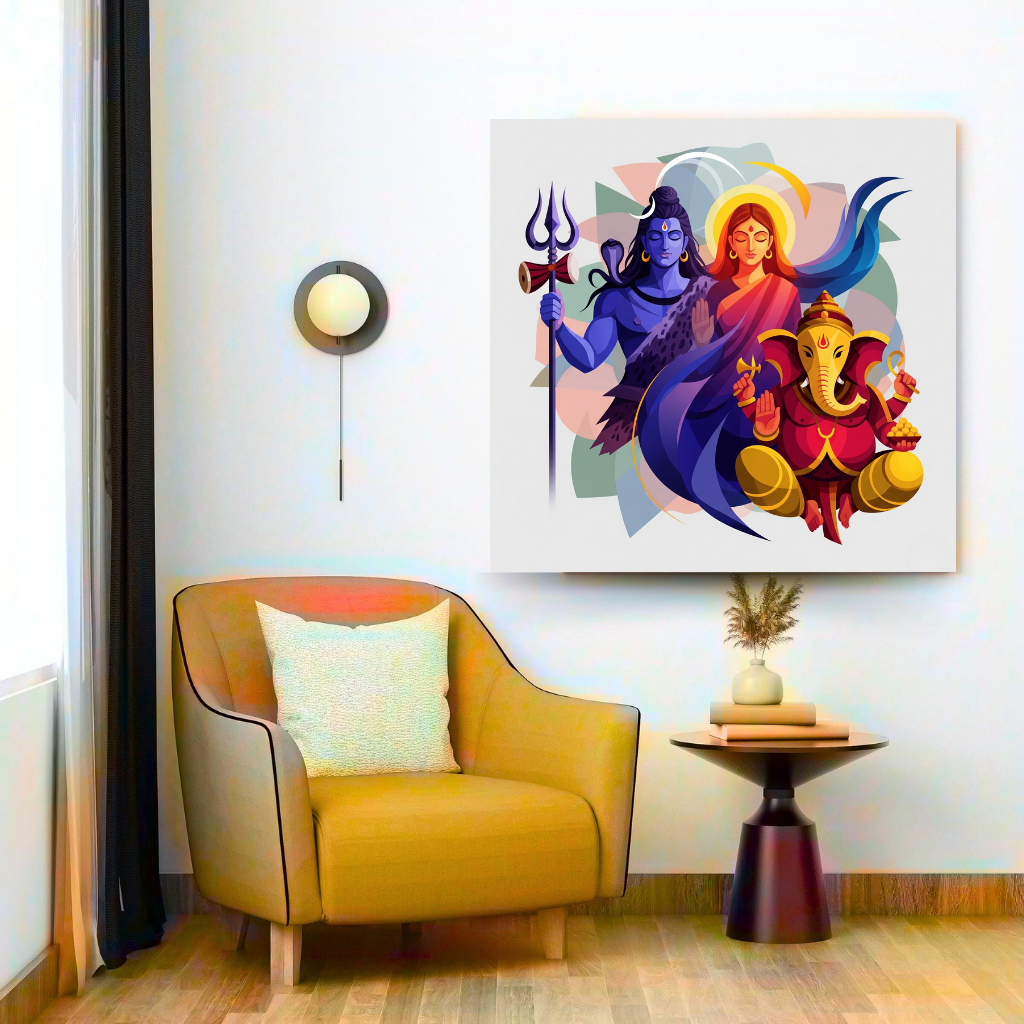 Shiv Pariwar | Cosmic Family | Diety Art