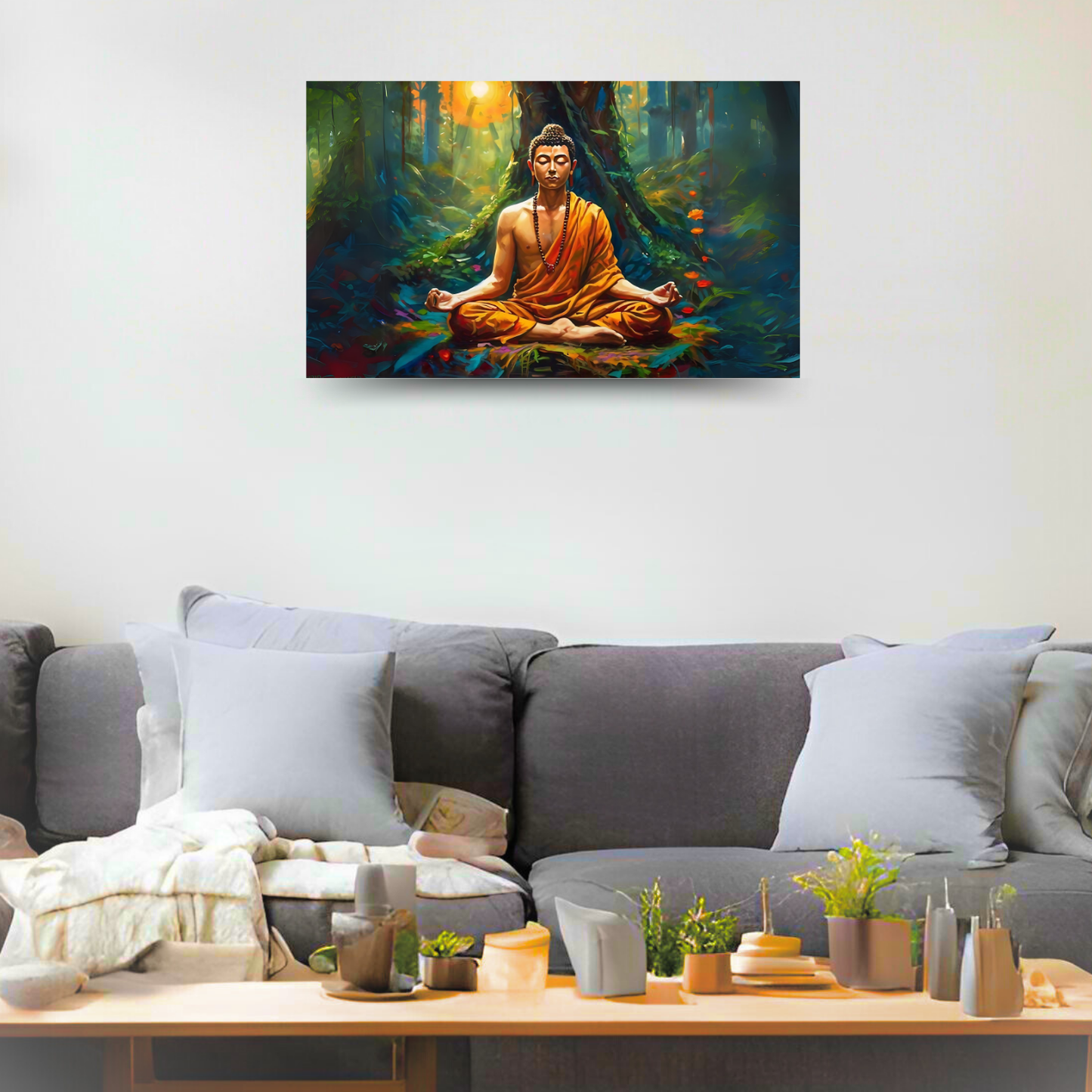 Buddha Meditation in Forest - Good health - Vastu