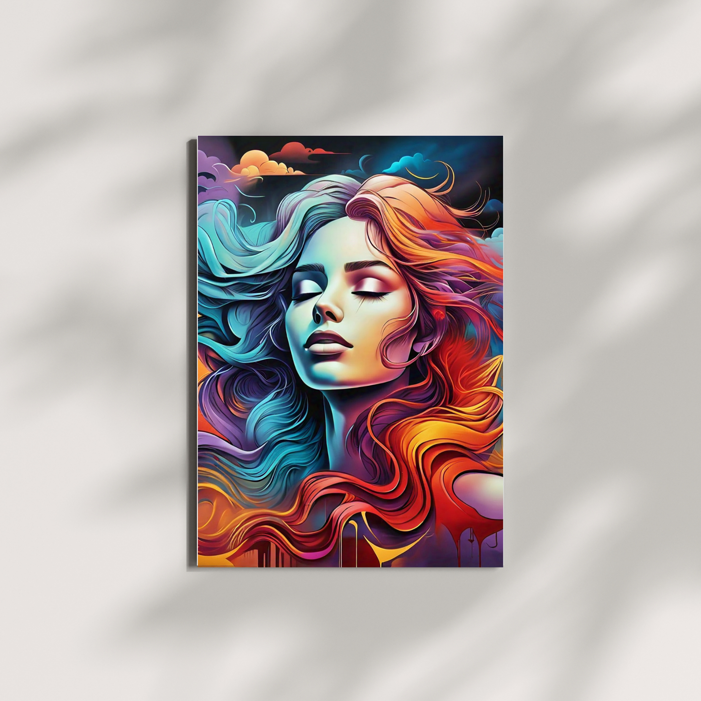 Colors of the Soul - Abstract Female Portrait Painting