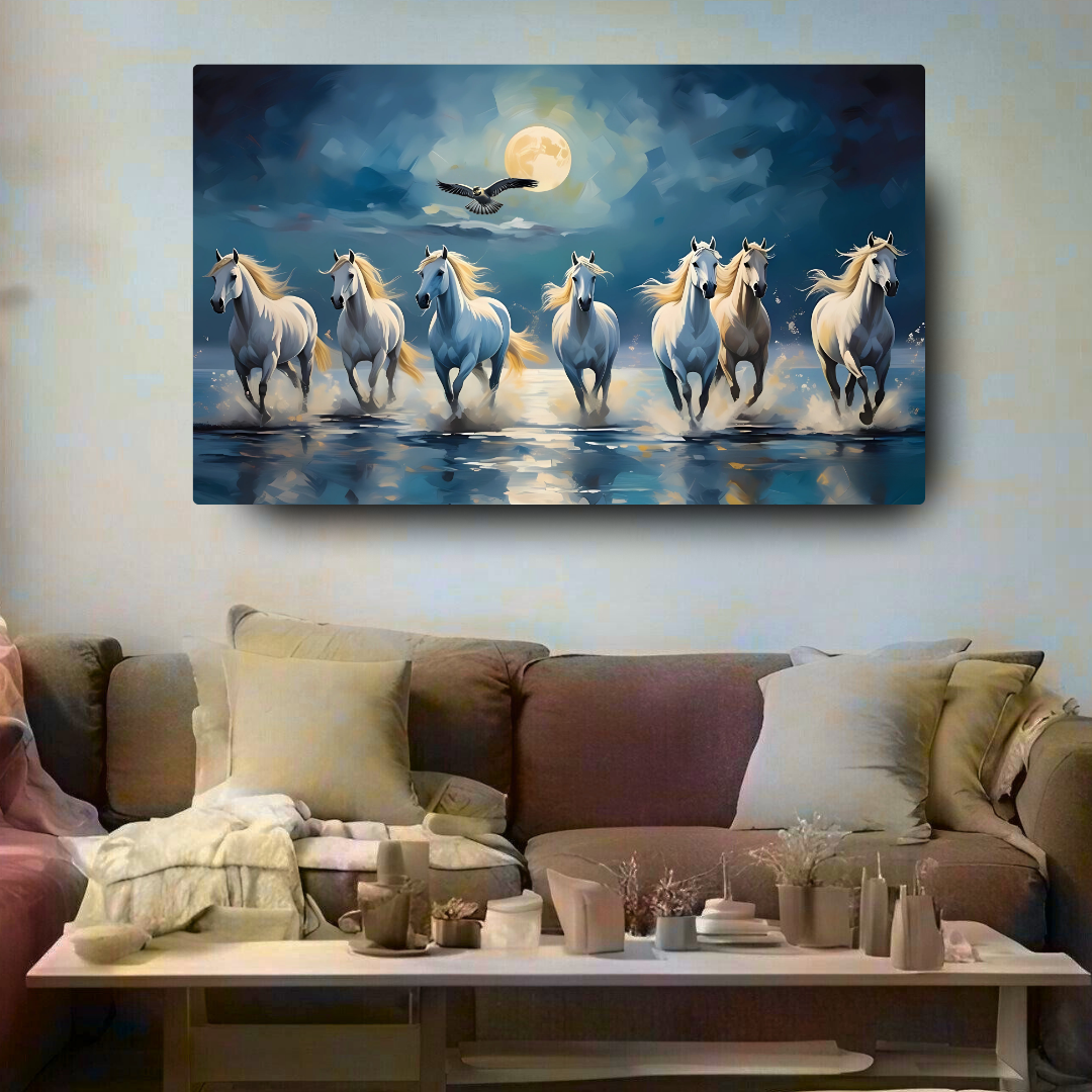 Oceanic Odyssey: Seven Horses Journey - Vastu Shastra