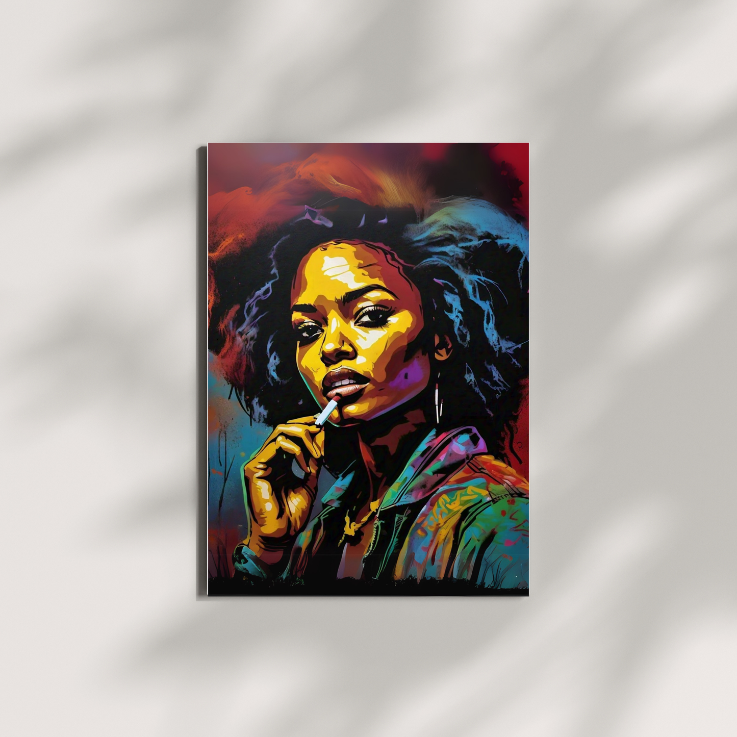 The Queen's Gaze - Regal Woman Portrait Painting