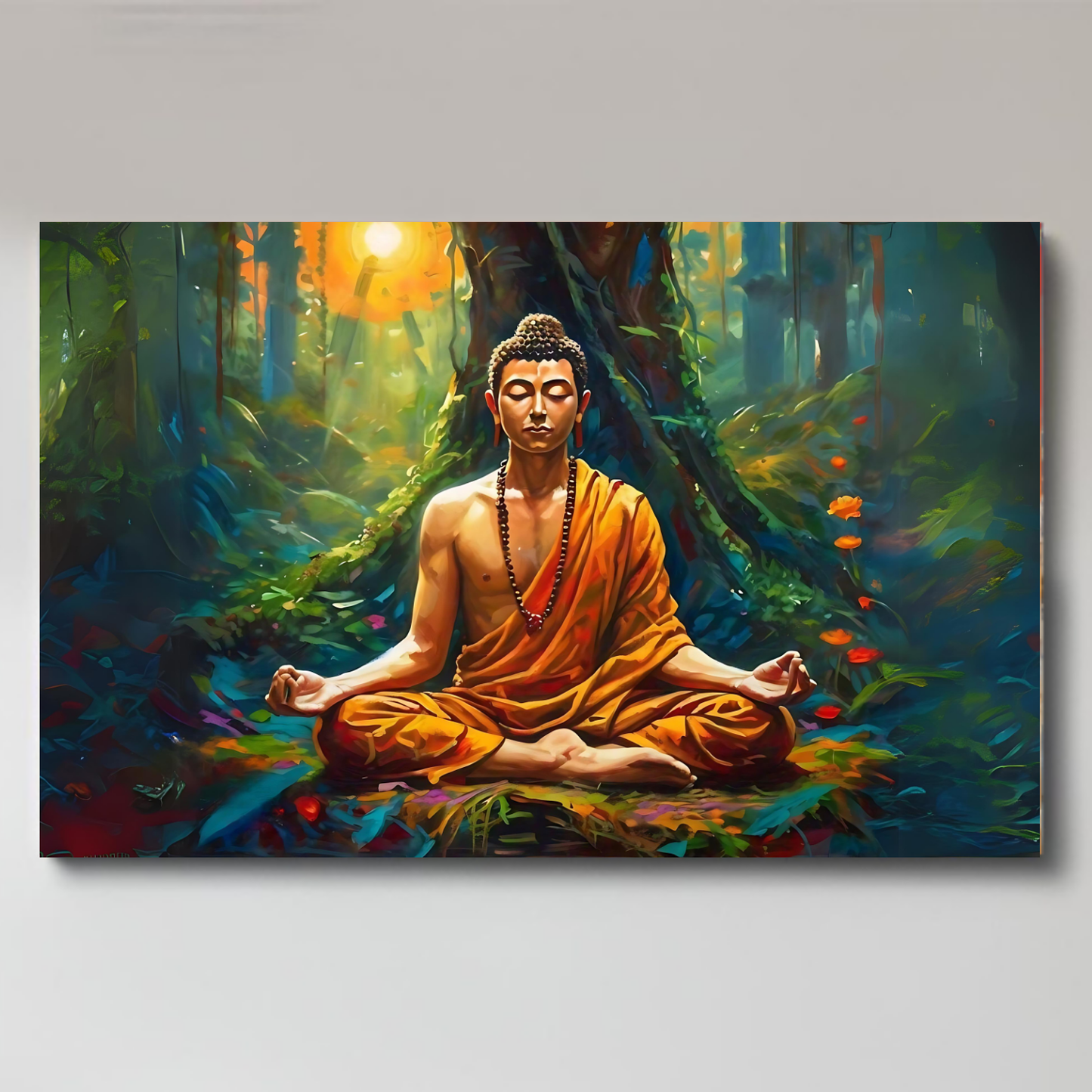 Buddha Meditation in Forest - Good health - Vastu