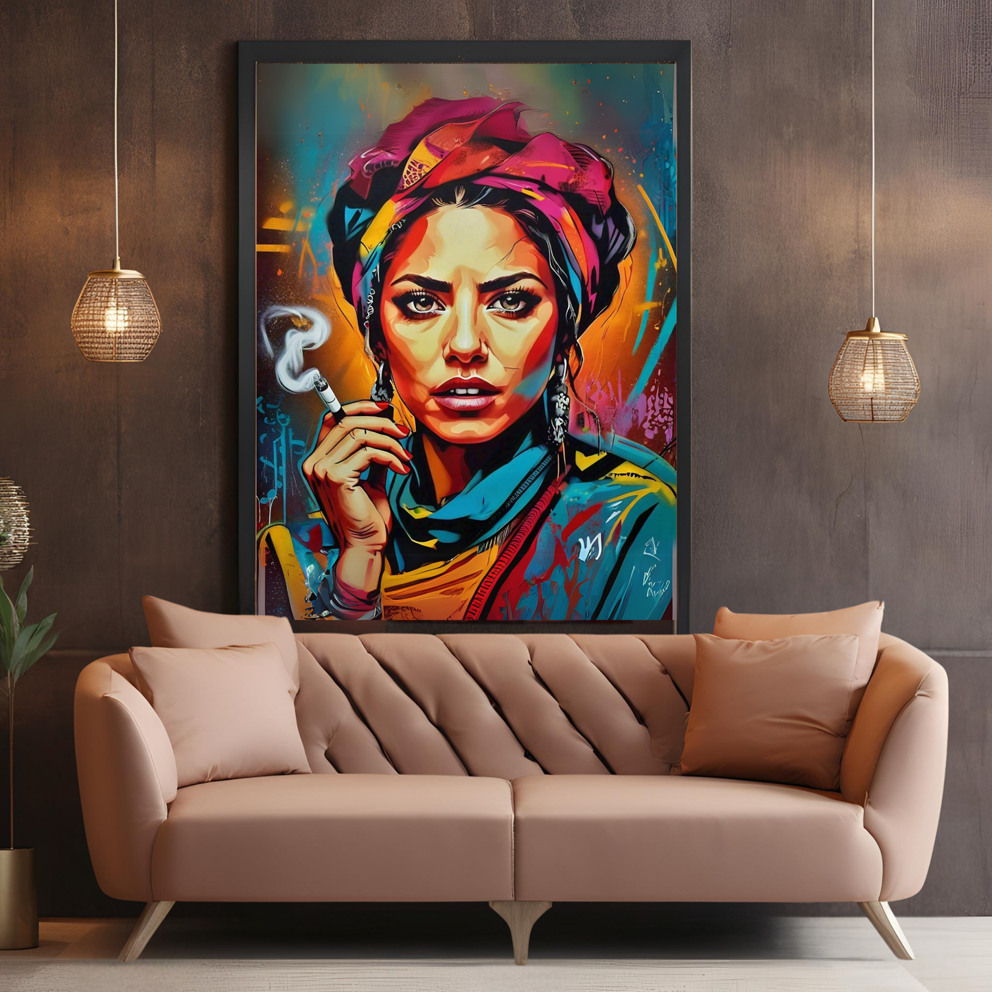Unstoppable Woman - Abstract Female Portrait Art