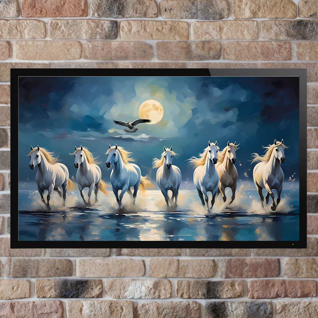 Oceanic Odyssey: Seven Horses Journey - Vastu Shastra