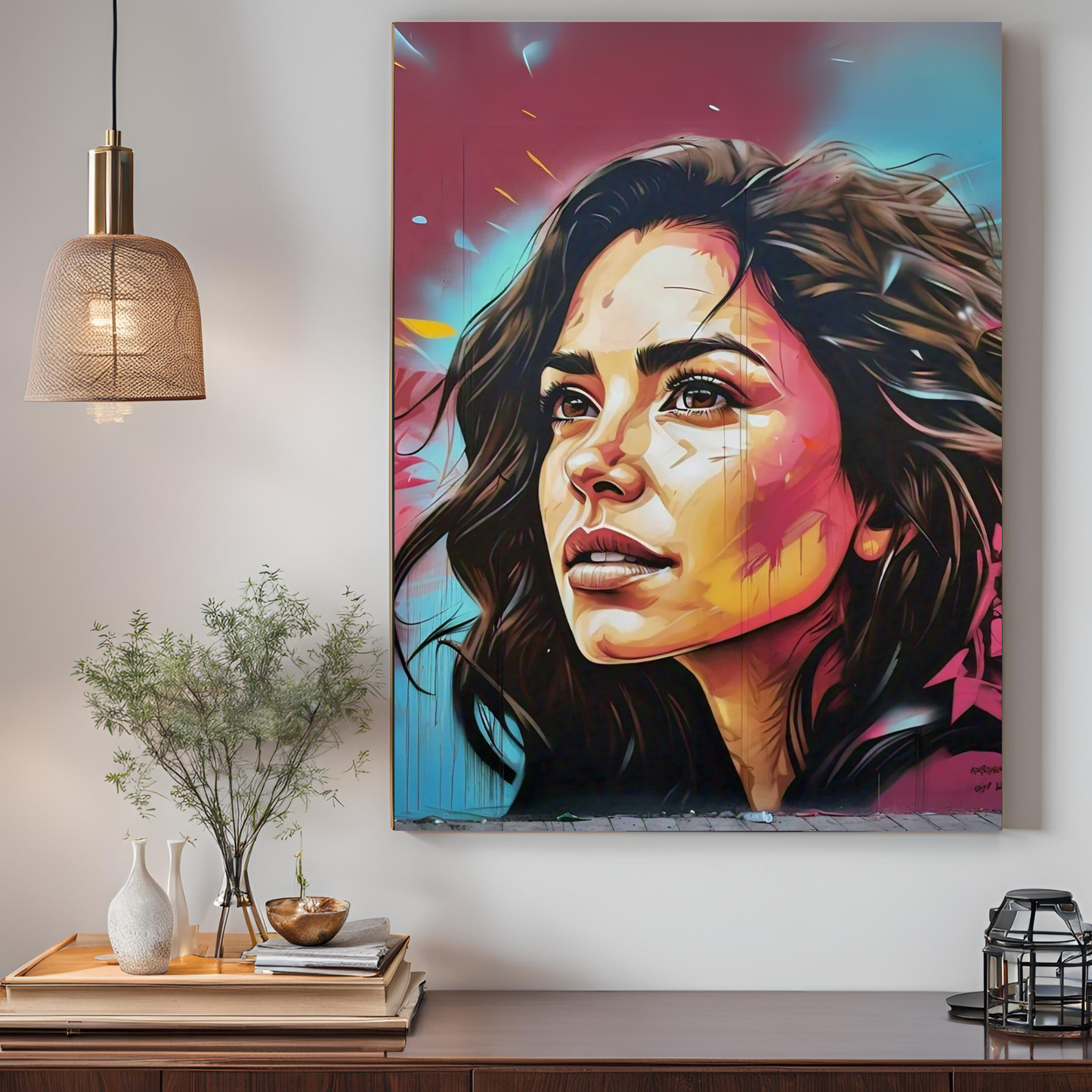 Expressive Eyes - Woman Portrait Painting