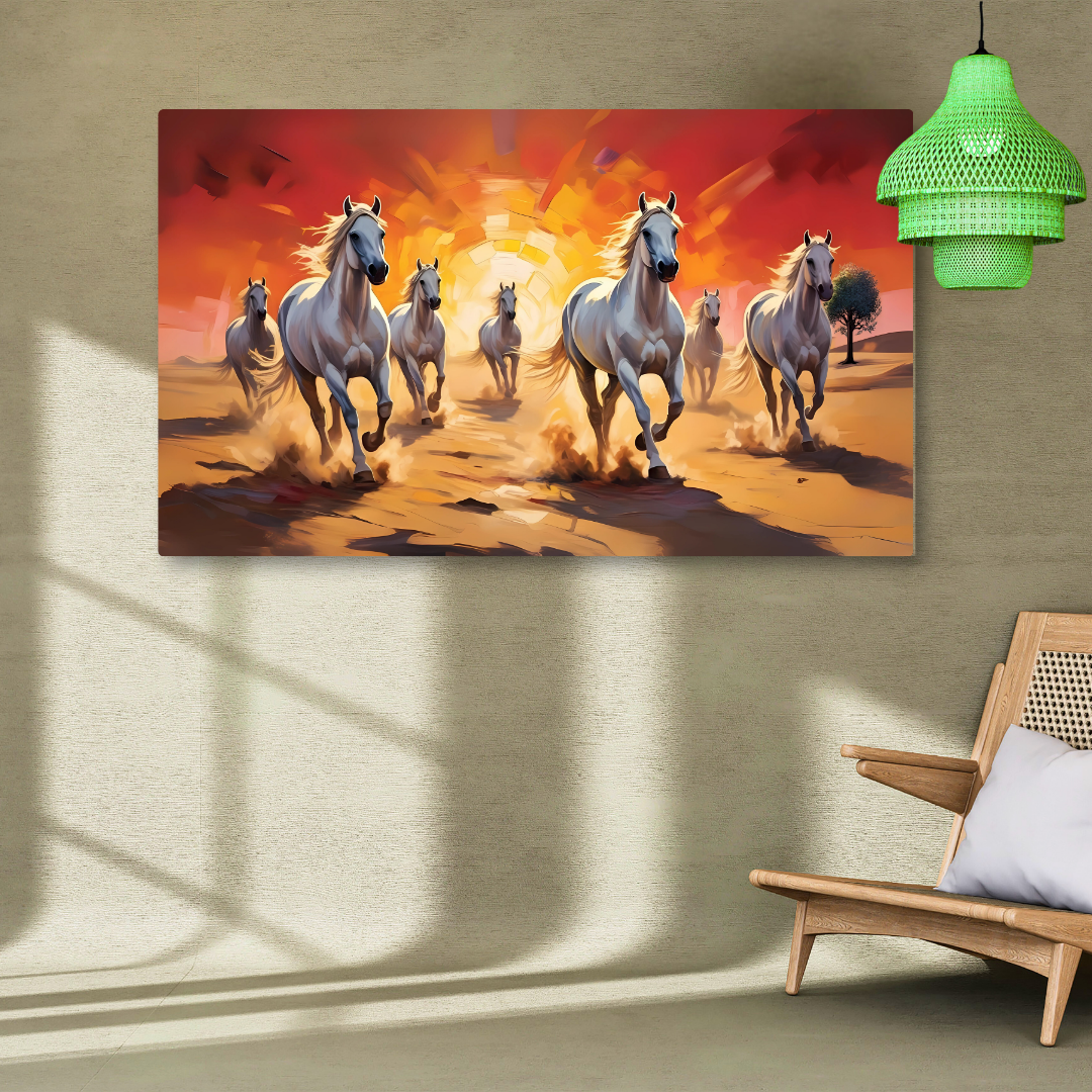 Spark of Strength: The Seven Horses of Fire - Vastu Shastra