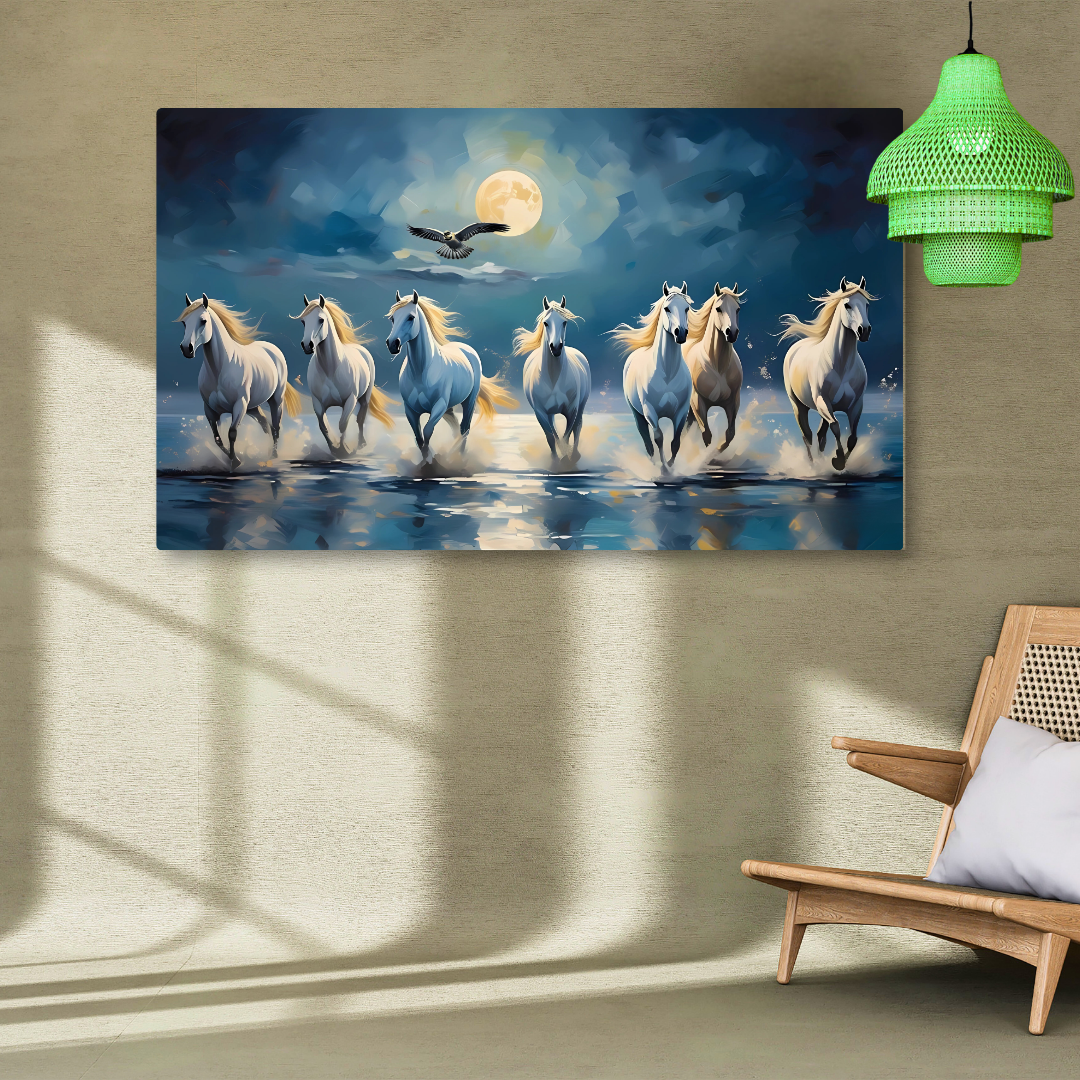 Oceanic Odyssey: Seven Horses Journey - Vastu Shastra