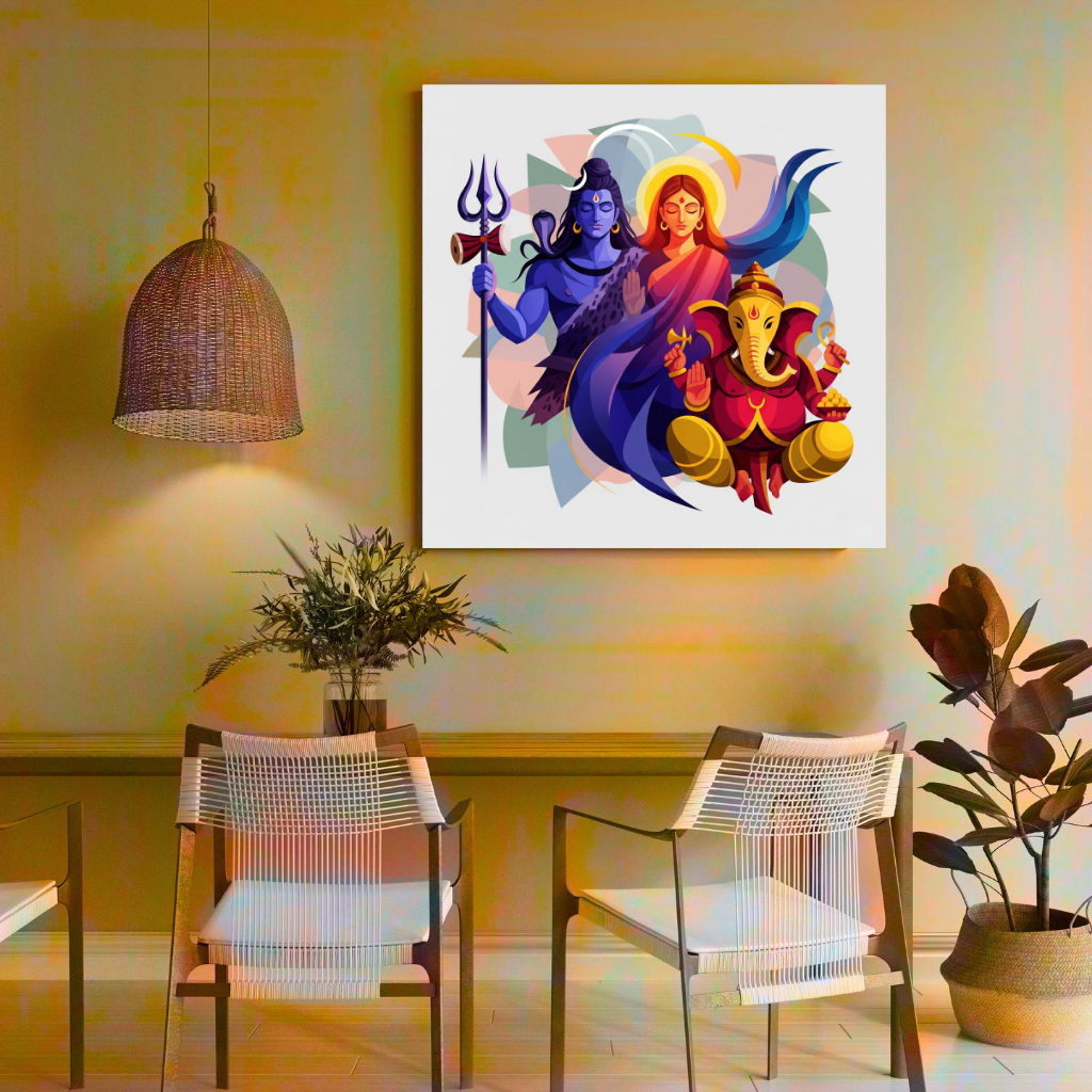 Shiv Pariwar | Cosmic Family | Diety Art