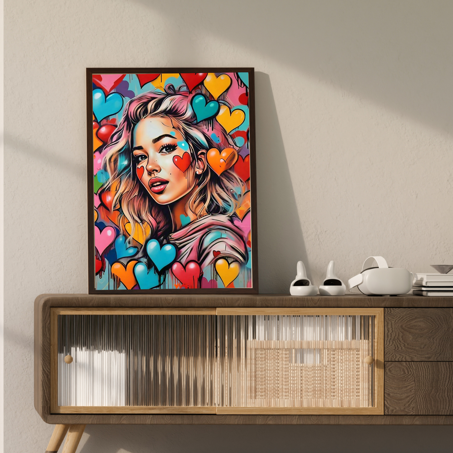 City Chic - Stylish Female Portrait Painting